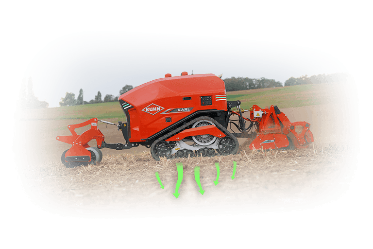 Riduce la compattazione del suolo