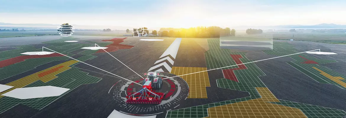 Rappresentazione della mappa di modulazione e delle funzionalità connesse nell'agricoltura di precisione