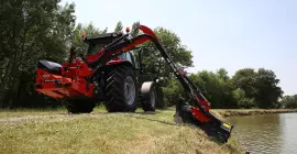 Aggiramento degli ostacoli con KUHN AGRI-LONGER GII con sicurezza idraulica