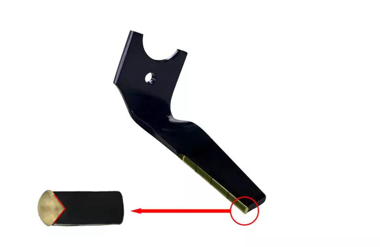 Dente DURAKARB con dettaglio a V