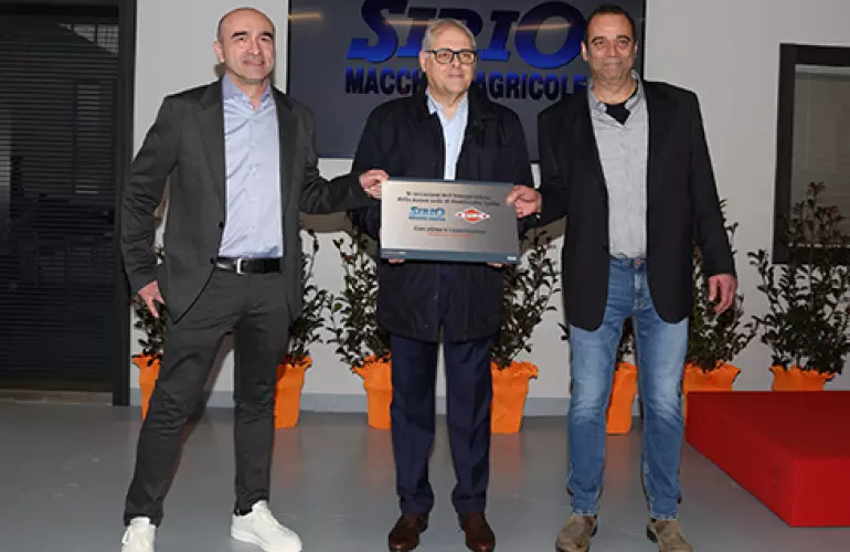 Inaugurazione nuova sede Sirio - Targa