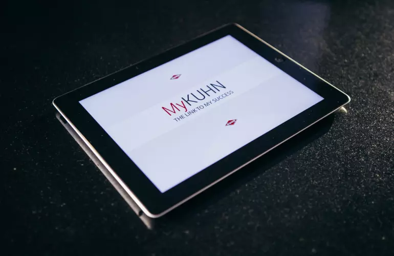 Se connecter à MyKUHN via une tablette