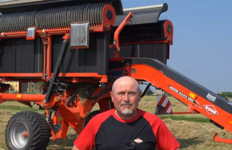 Testimonial Melloni per KUHN MergeMaxx