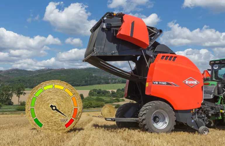 La serie VB7100 di KUHN al lavoro.