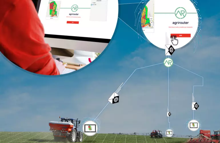 strumento digitale che consente di trasferire o ricevere documenti a distanza, come mappe di modulazione o attività, utilizzando una piattaforma di scambio dati