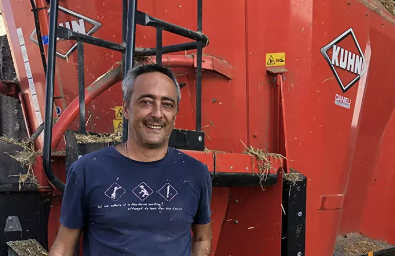 Allevamento di bufale da latte Tre Comuni.