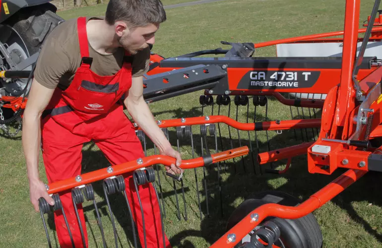 rimozione delle forche