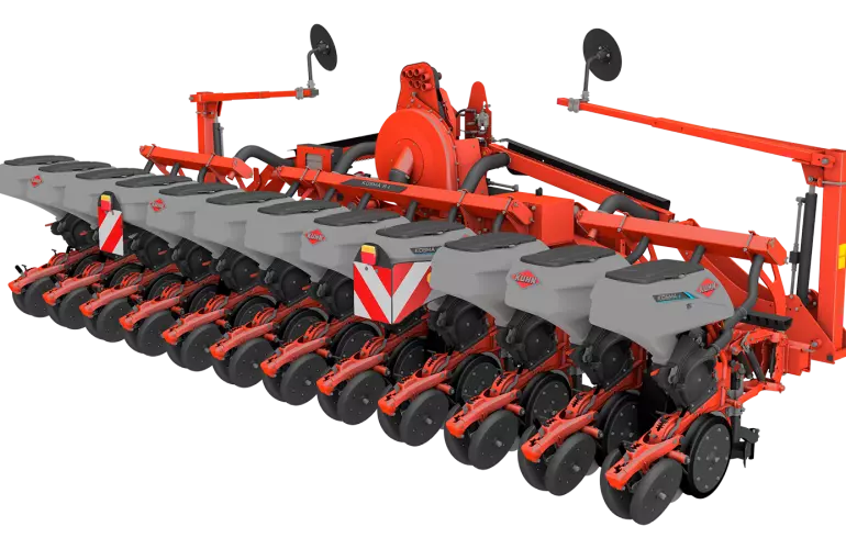 KOSMA R è l'ideale per la semina di barbabietole e colza, grazie al suo telaio ripiegabile e leggero.