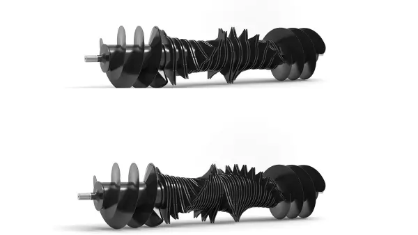 Rotori di taglio OC, con denti ellittici brevettati