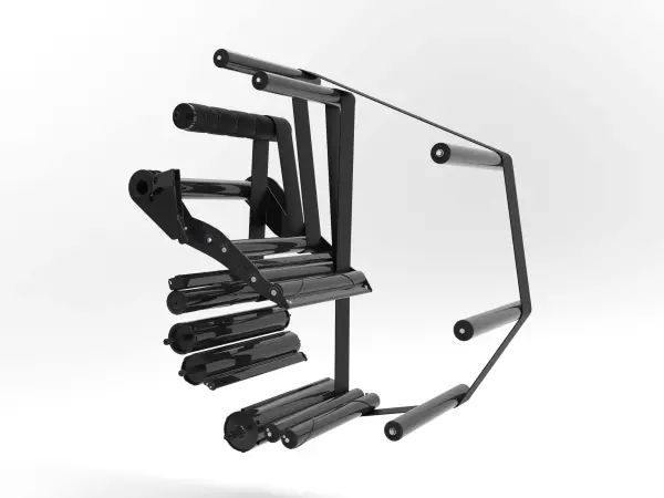 La camera di pressatura della VB 3200 contiene 5 cinghie e 3 rulli.