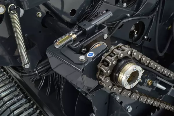 Disinnesto idraulico della trasmissione del rotore.