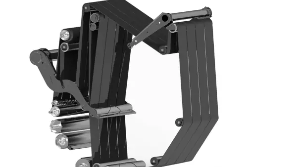 La camera di pressatura di una VB 7100 è formata da 4 cinghie senza fine e 3 rulli.