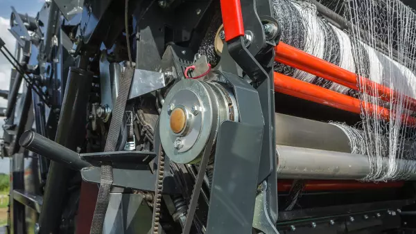 La tecnologia Active Stretch assicura una forma stabile della balla con una tensione della rete costante.