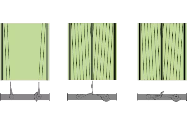 L'impiego del sistema con braccio per doppio spago riduce al minimo la durata del ciclo di legatura. 