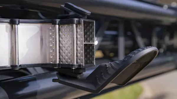 Diffusore dell'AERO 32.1 in posizione "spargimento tardivo"