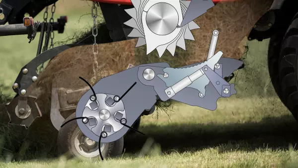 Disinnesto idraulico del rotore di serie e tecnologia DROPFLOOR