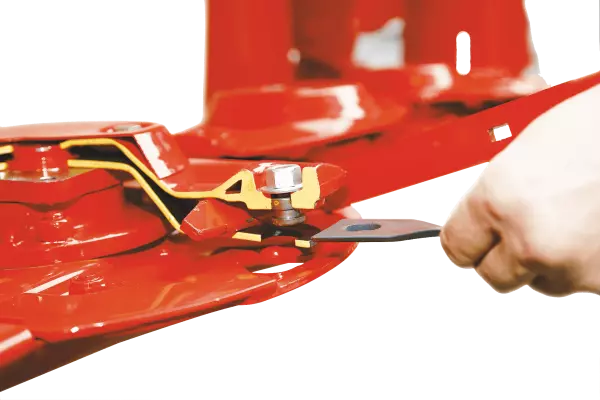 FAST-FIT sistema di sgancio rapido dei coltelli