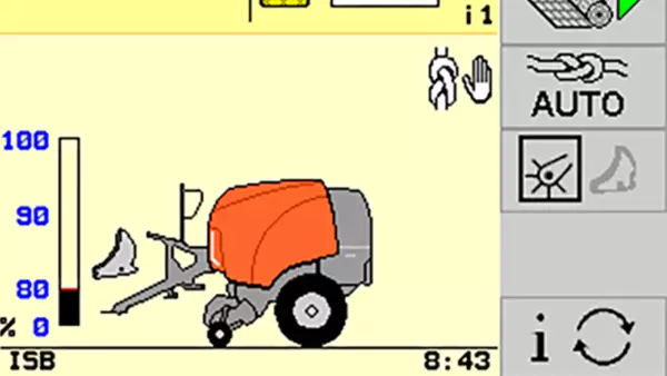 I sensori ad alta precisione consentono di rilevare precocemente la crescita delle balle.