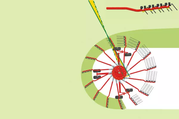 Un'andanatura ben calibrata grazie ai bracci forche a doppia curvatura