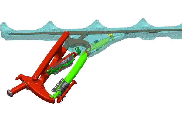 Il dispositivo a larghezza variabile è protetto al 100% all'interno del telaio del MASTER L