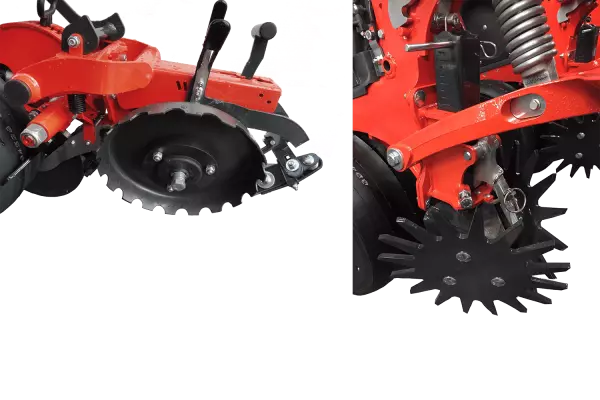 Rullo V-MAX in gomma e sparti-residui rotante