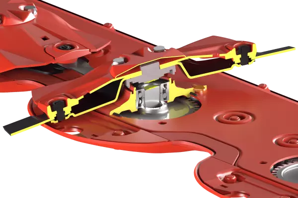 La sicurezza PROTECTADRIVE protegge la vostra barra di taglio in caso di urto molto violento