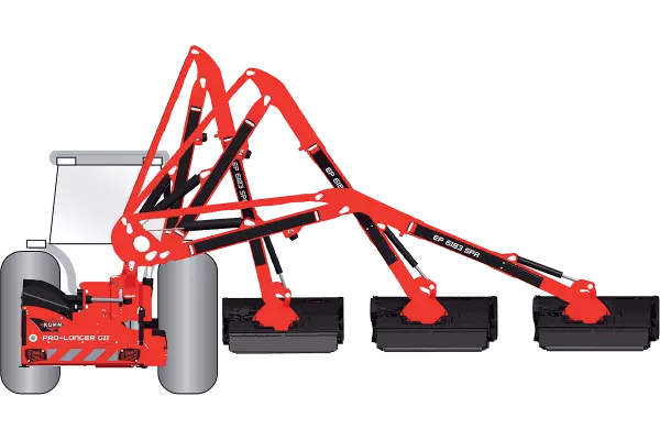 Braccio decespugliatore KUHN MULTI-LONGER GII 5757 SPA: benvenuto nella categoria professionale!