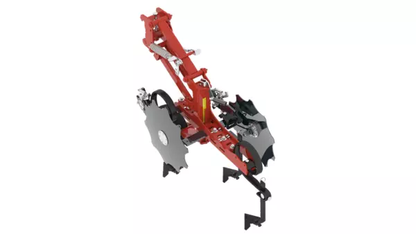 Vista 3D di un disco dentellato della sarchiatrice ROWLINER