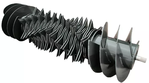 Il rotore OMNICUT a 23 coltelli (OC 23) garantisce una lunghezza di taglio di 45 mm.