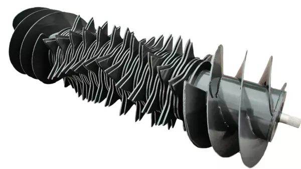 Il rotore OMNICUT a 23 coltelli (OC 23) garantisce una lunghezza di taglio di 45 mm.