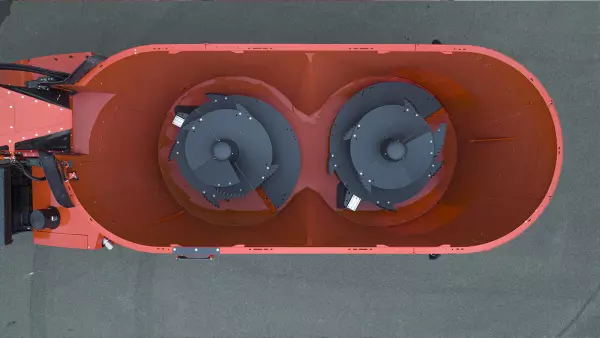 Le due coclee verticali degli SPW Power garantiscono un’elevata qualità di miscelazione