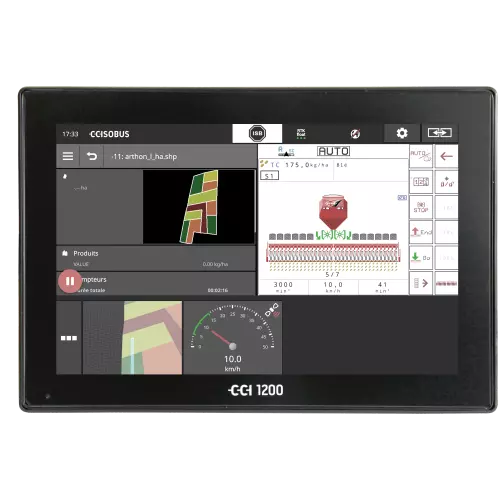 Terminale CCI 1200 con schermata di lavoro SITERA