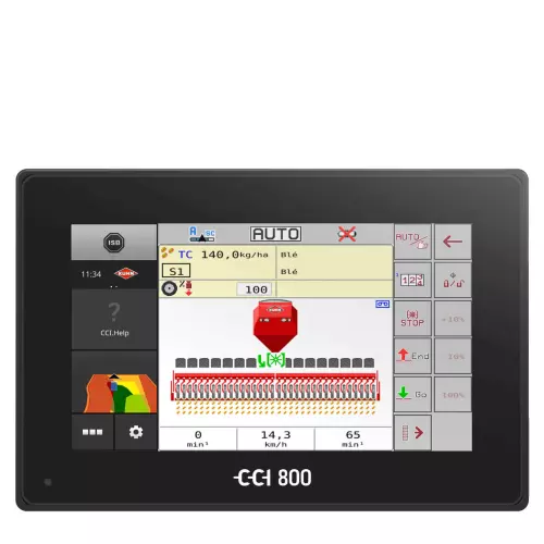 Terminale CCI 800 con schermata di lavoro ESPRO