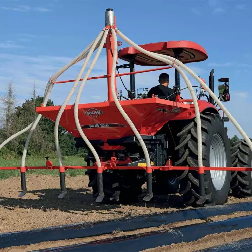 Kit di spargimento per localizzare il concime su 7 file