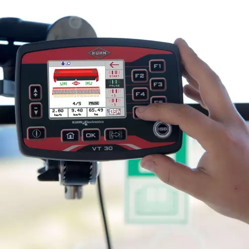 Terminale VT 30 con schermata di lavoro SITERA