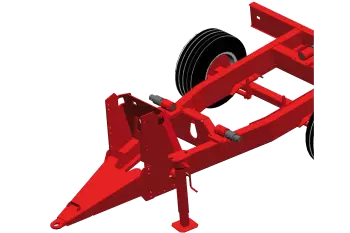 Telaio indipendente sul miscelatore KUHN EUROMIX I per la pesatura con la macchina sganciata!