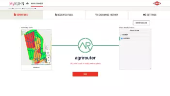 KUHN EasyTransfer: trovate in un clic le vostre mappe di prescrizione sul vostro terminale!