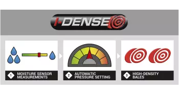 i-DENSE: impostazione automatica della pressione della balla