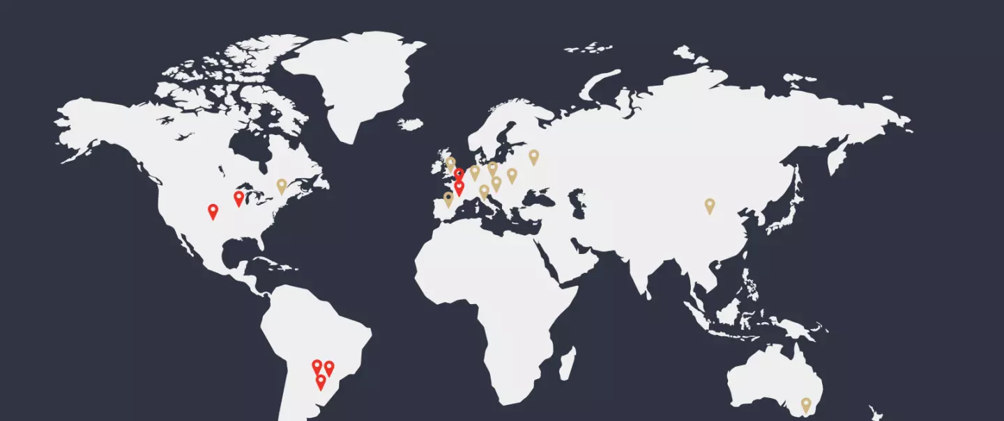 KUHN has factories on 3 continents and distribution subsidiaries in over 100 countries, ensuring proximity with a structured distribution network, guaranteed spare parts availability, and quick delivery.
