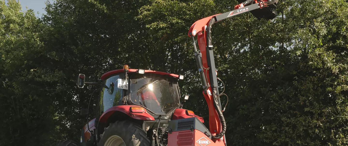 Bracci decespugliatori AGRI-LONGER GII con sicurezza meccanica al lavoro