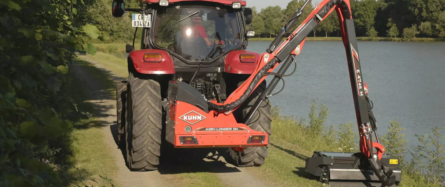 Bracci decespugliatori AGRI-LONGER GII con sicurezza meccanica al lavoro