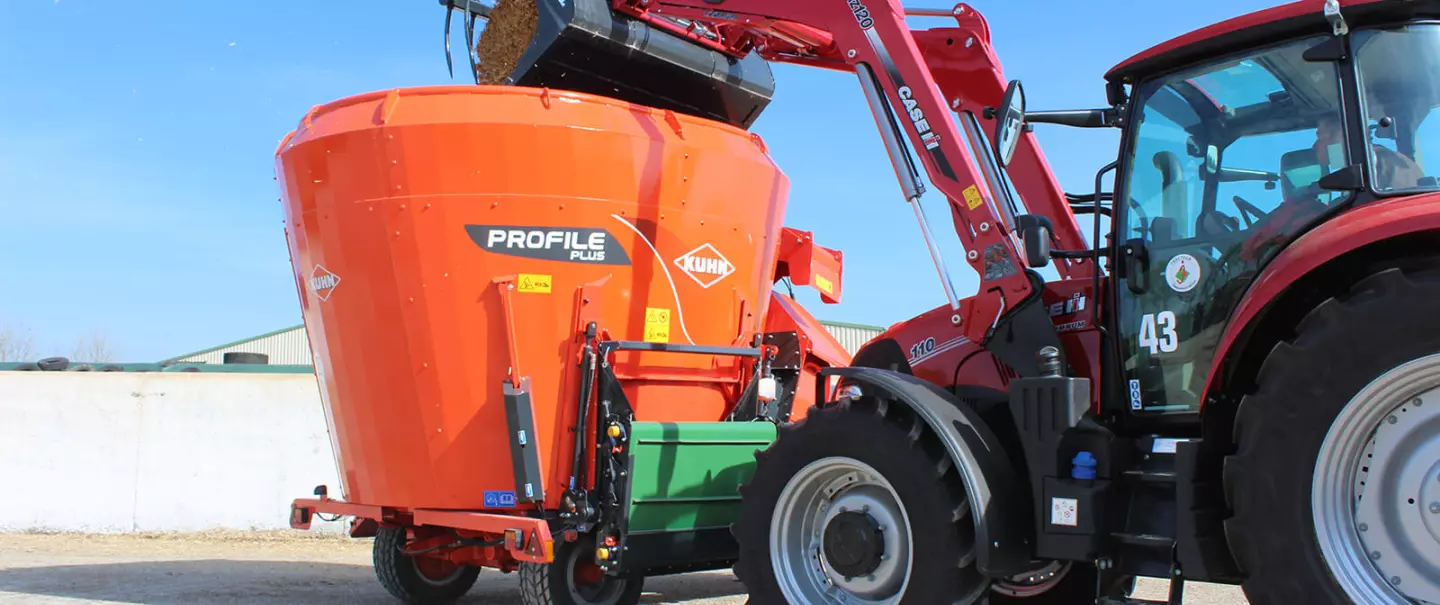 Carro miscelatore PROFILE PLUS 1 DL al lavoro